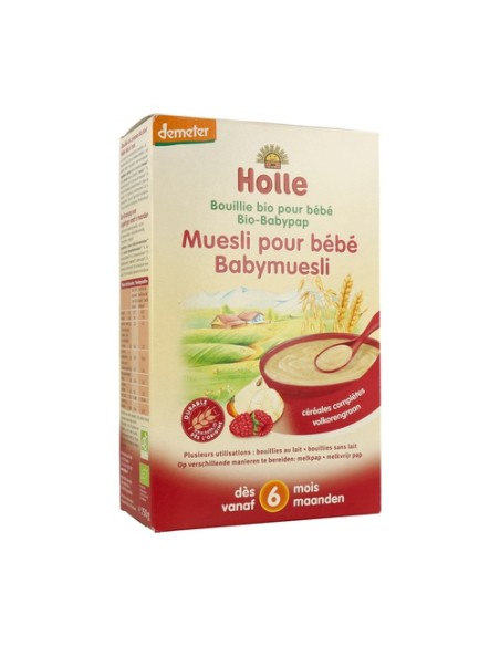 Babymuesli muesli para bebé 6m+ 250 g de polvo Holle