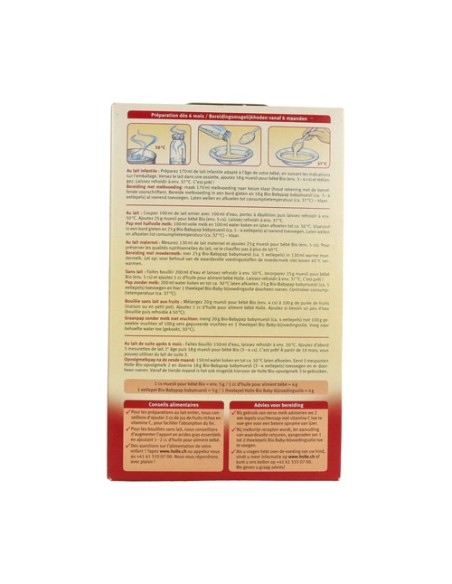 Babymuesli muesli para bebé 6m+ 250 g de polvo Holle