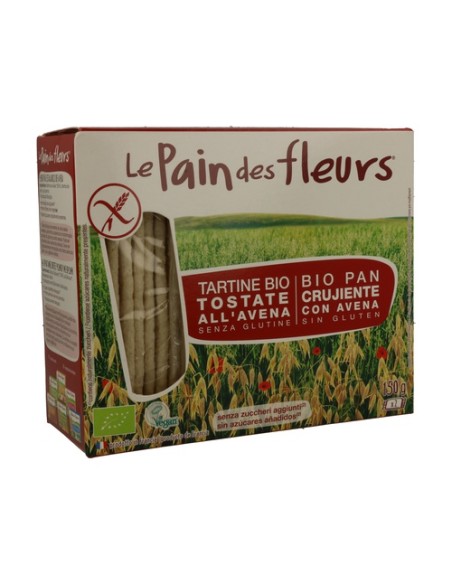 Tostadas Crujientes de Avena Bio Sin Gluten 150 g Le Pain des Fleurs