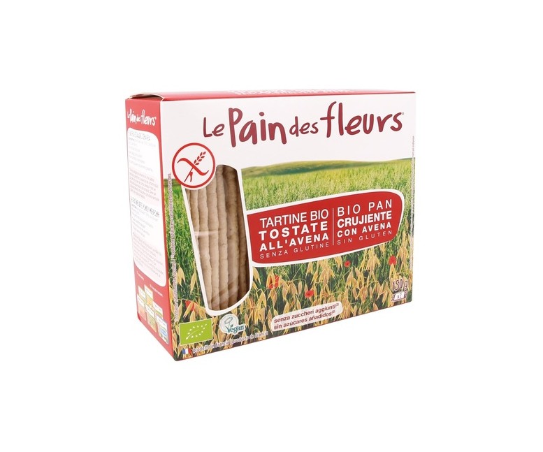 Tostadas Crujientes de Avena Bio Sin Gluten 150 g Le Pain des Fleurs