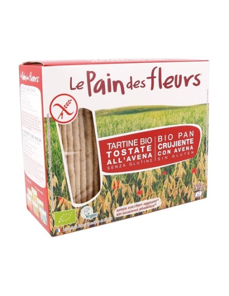 Tostadas Crujientes de Avena Bio Sin Gluten 150 g Le Pain des Fleurs