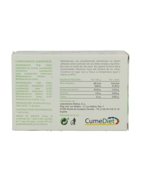 Cume-Flora 30 unidades Cumediet