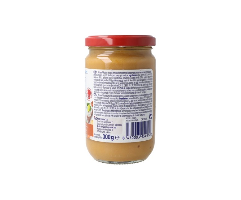 Puré ternera a la jardinera 300 g MERITENE