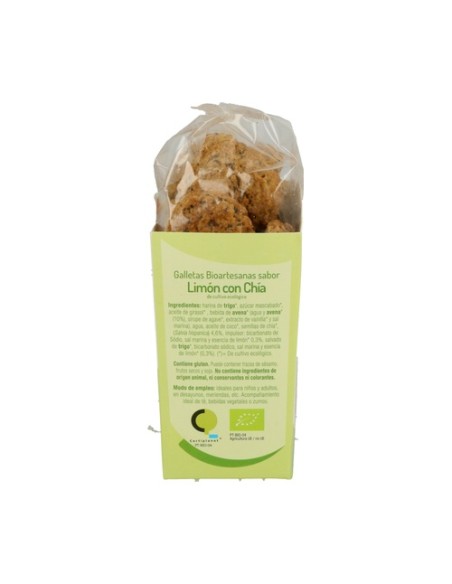 Galletas artesanas con limón bio 250 g (Limón) El Granero Integral