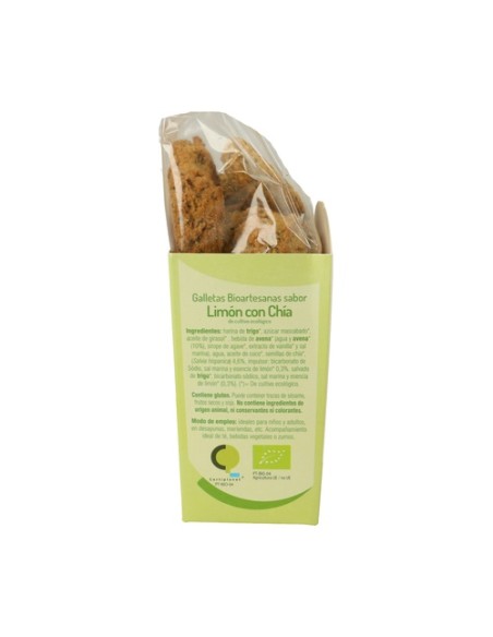 Galletas artesanas con limón bio 250 g (Limón) El Granero Integral