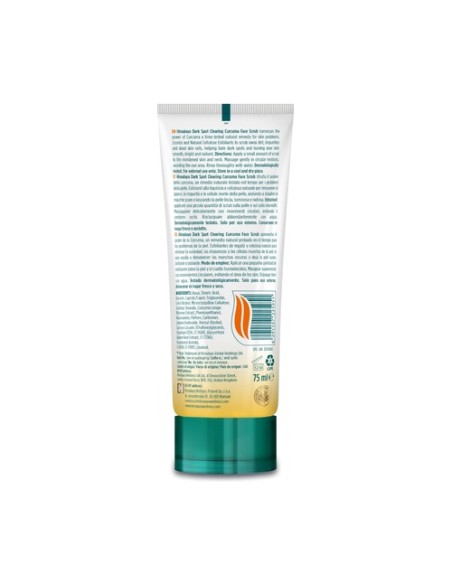 Exfoliante facial manchas oscuras cúrcuma 75 ml de crema Himalaya Herbals