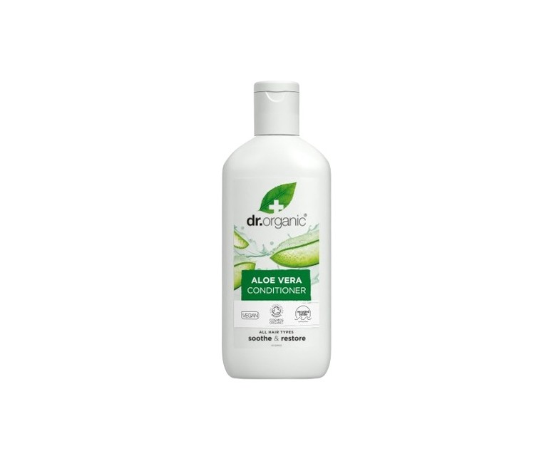 Acondicionador Aloe vera para todo tipo de cabellos 265 ml de gel Dr. Organic
