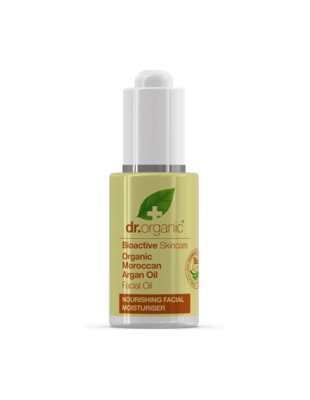 Aceite Facial de Argán marroquí Orgánico 30 ml de aceite Dr. Organic