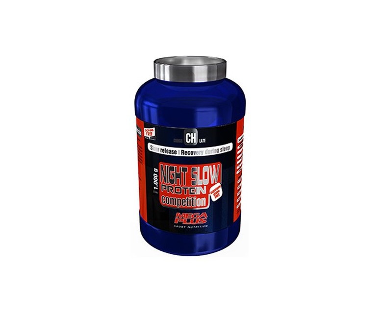 Night Slow Protein Competition (Sabor Fresa) 2 kg (Fresa) Mega Plus