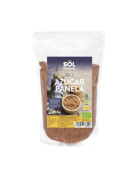 Azúcar panela grande Bio 1 kg Sol Natural