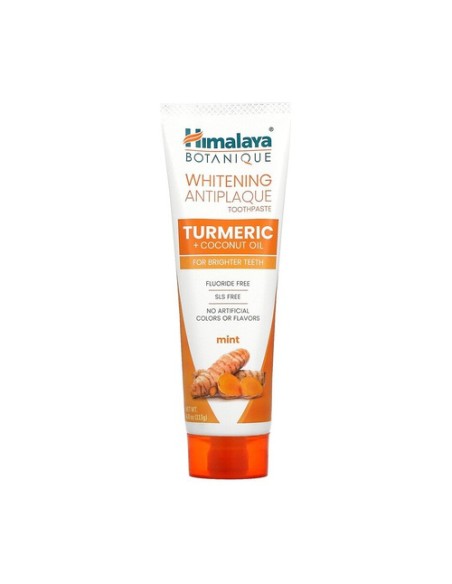 Dentífrico blanqueador cúrcuma y aceite de coco 113 g de crema (Coco) Himalaya Herbals