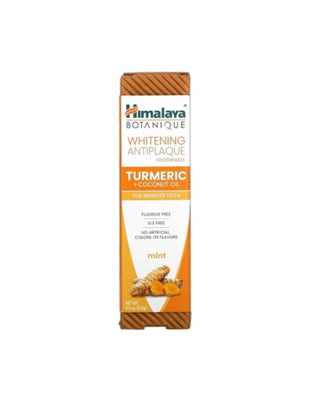 Dentífrico blanqueador cúrcuma y aceite de coco 113 g de crema (Coco) Himalaya Herbals