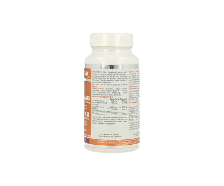Cúrcuma AB Complex 60 comprimidos de 10000mg Airbiotic