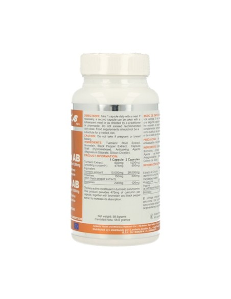 Cúrcuma AB Complex 60 comprimidos de 10000mg Airbiotic