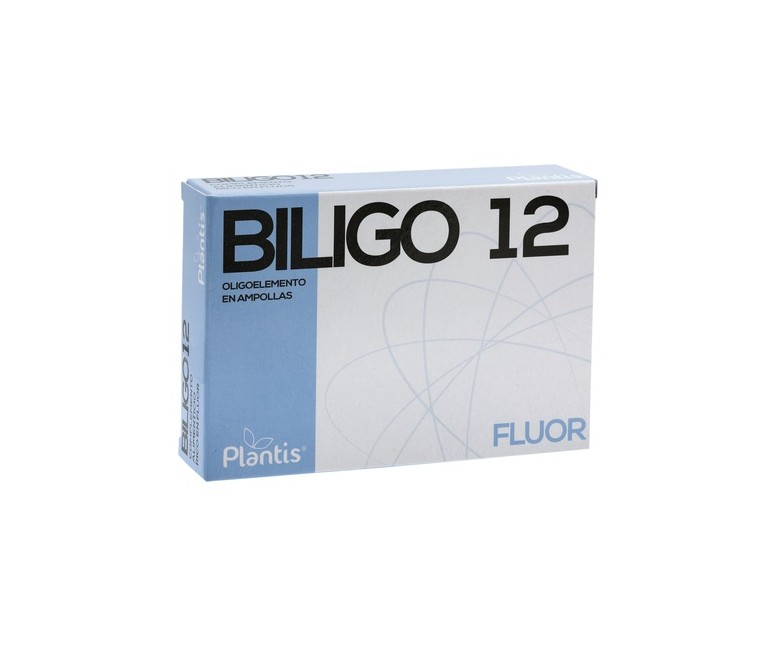 Biligo 12 (Fluor) - Oligoelemento 20 ampollas Plantis