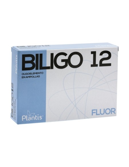 Biligo 12 (Fluor) - Oligoelemento 20 ampollas Plantis