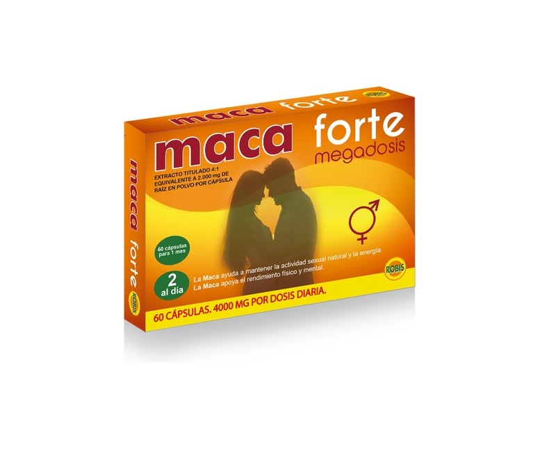 Maca Forte 60 cápsulas de 4000mg Robis