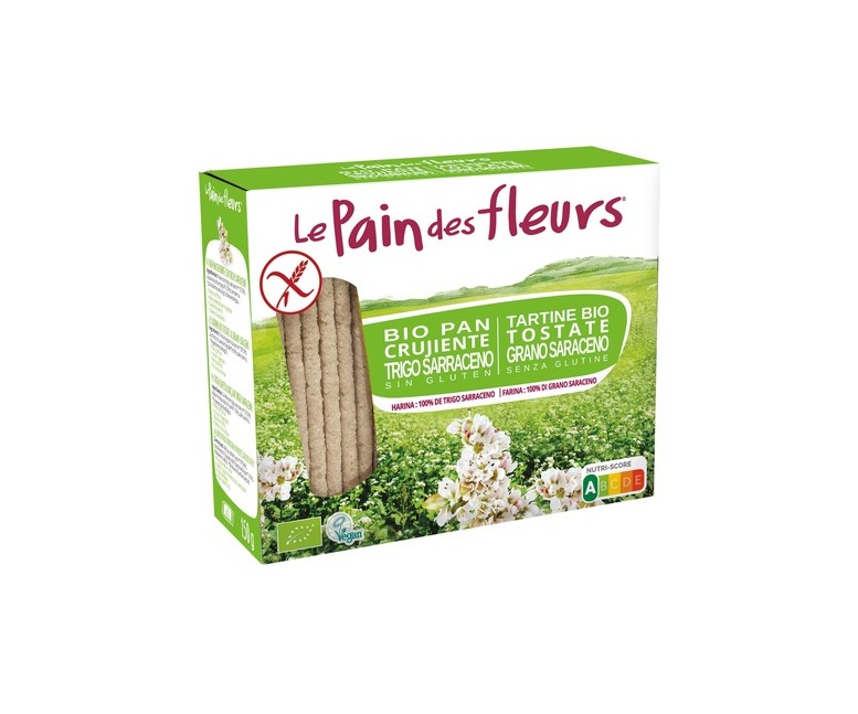 Tostadas Crujientes de sarraceno Bio Sin Gluten 150 g Le Pain des Fleurs