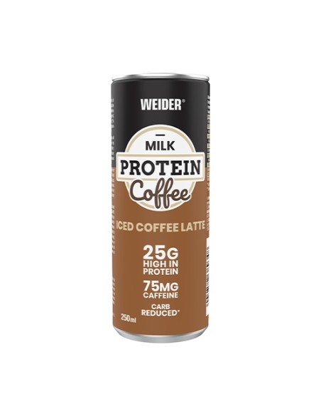 Batido proteico bajo en calorías café helado 250 ml (Café) Weider