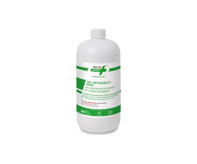 Gel Limpiador de Manos 1 L Sanity Green