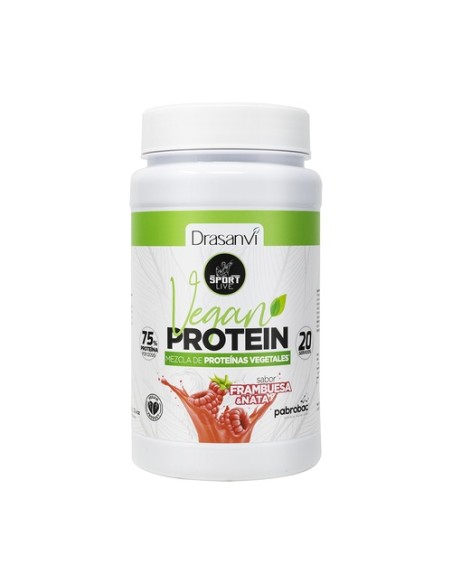 Proteína Vegetal Sport Live sabor frambuesa 600 g (Frambuesa) Drasanvi