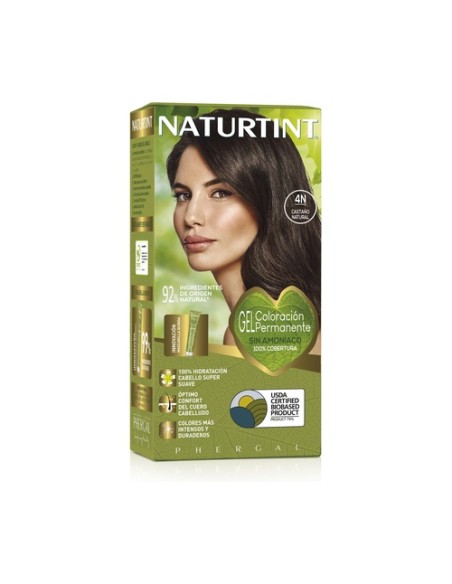 Naturtint Coloración Con Quinoa 4N - Castaño Natural 1 unidad Naturtint