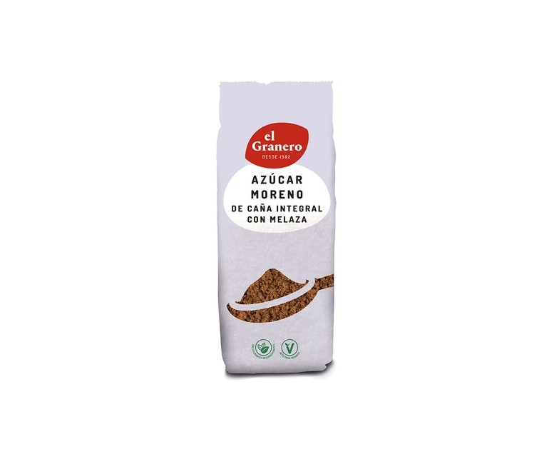 Azúcar moreno integral de caña con melaza 1 kg El Granero Integral