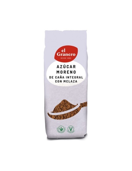 Azúcar moreno integral de caña con melaza 1 kg El Granero Integral