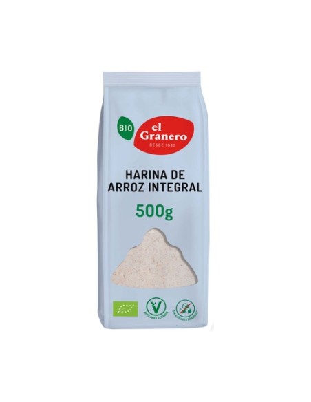 Harina de arroz integral 500 g El Granero Integral