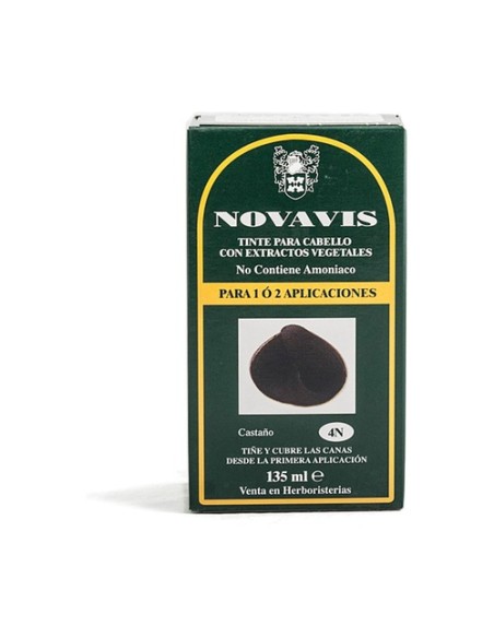 Tinte vegetal 4N castaño 135 ml Novavis