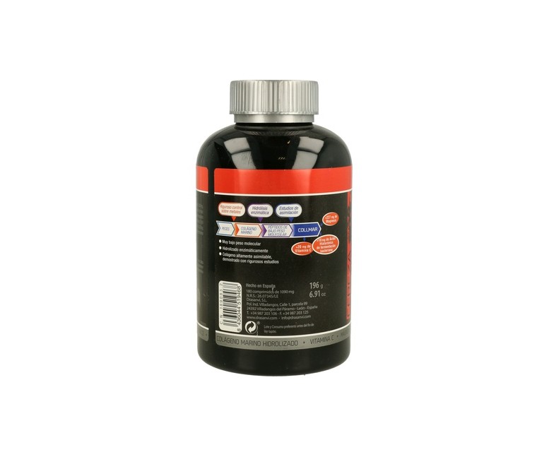 Collmar Colágeno Marino con Magnesio (Sabor Cereza) 180 comprimidos (Cereza) Drasanvi