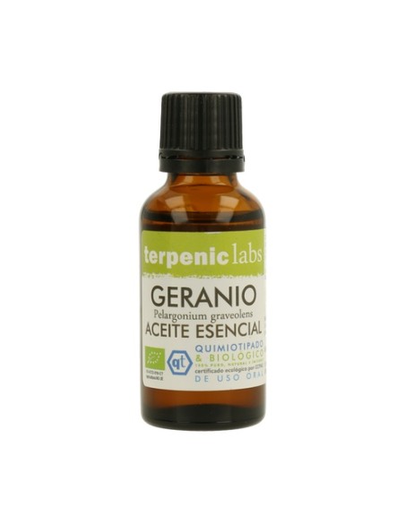 Aceite Esencial de Geranio Bio 30 ml de aceite esencial Terpenic