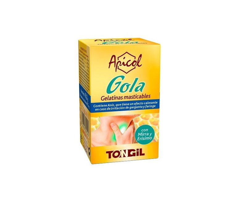 Apicol Gola Masticable 24 perlas Tongil