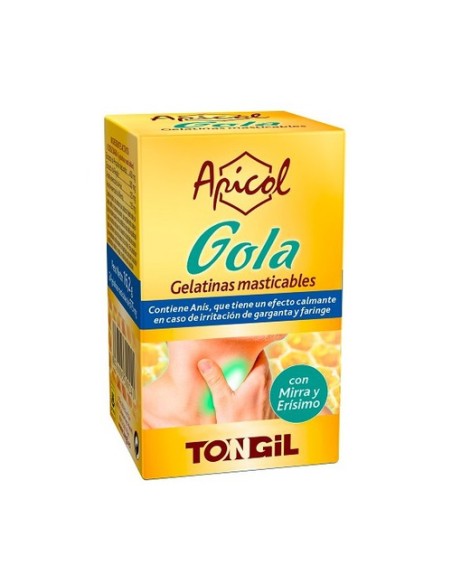 Apicol Gola Masticable 24 perlas Tongil