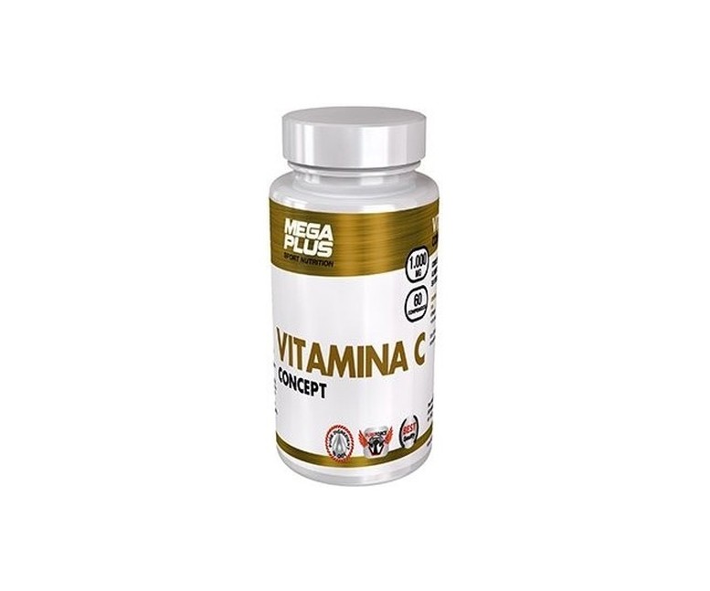 Vitamina C concept 60 comprimidos de 1000mg Mega Plus