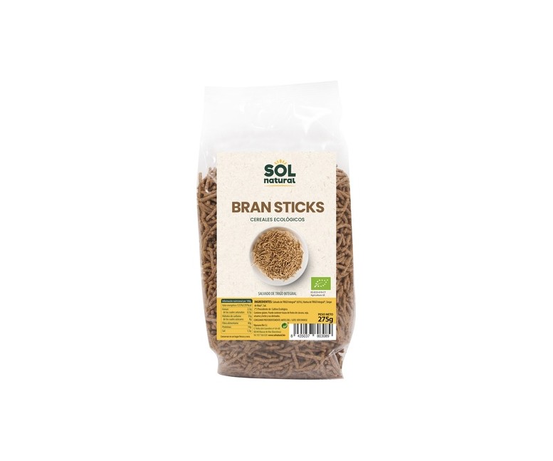 Cereales bran sticks con salvado Bio 275 g Sol Natural