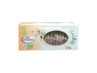 Galletas Integrales Avena Celibio con Quinoa,Jengibre y...