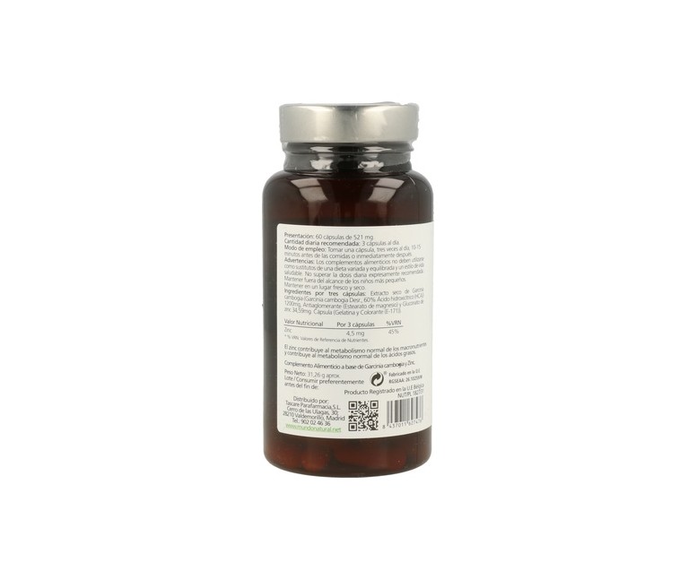 Garciforce 60 cápsulas Mundonatural