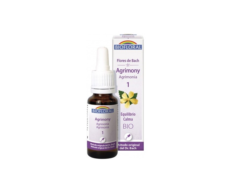 Flores de bach 01 agrimonia Bio 20 ml Biofloral