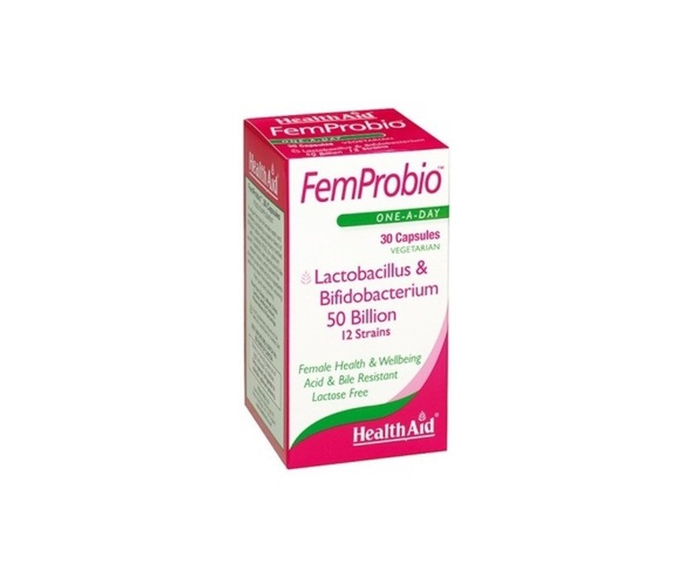 Femprobio 50.000 Millones 30 cápsulas vegetales Health Aid