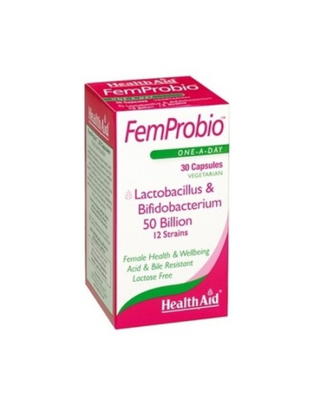 Femprobio 50.000 Millones 30 cápsulas vegetales Health Aid