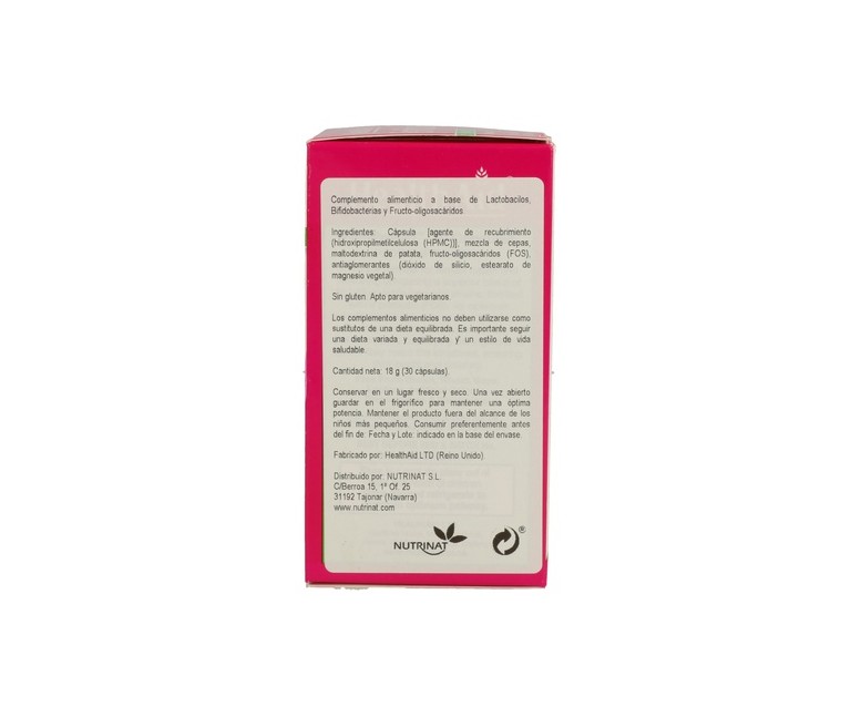 Femprobio 50.000 Millones 30 cápsulas vegetales Health Aid