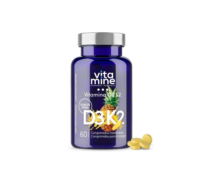 Vitamina D3 y K2 60 comprimidos Herbora