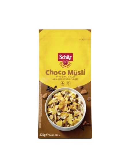 Muesli de chocolate sin gluten 375 g Schär