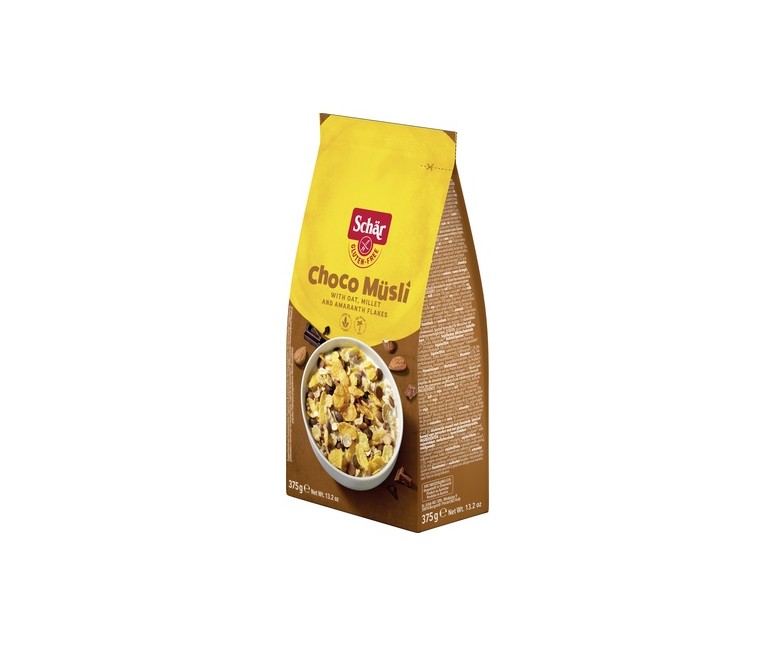 Muesli de chocolate sin gluten 375 g Schär