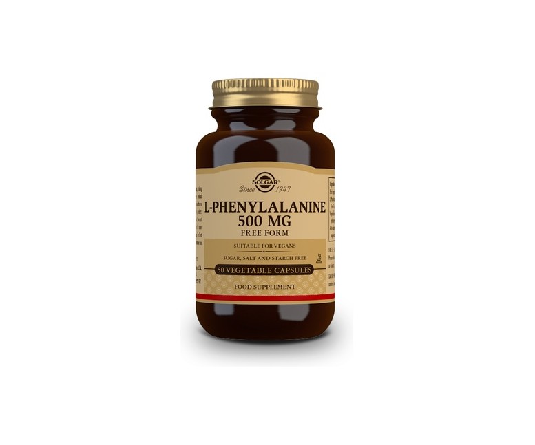 L-Fenilalanina 50 cápsulas de 500mg Solgar