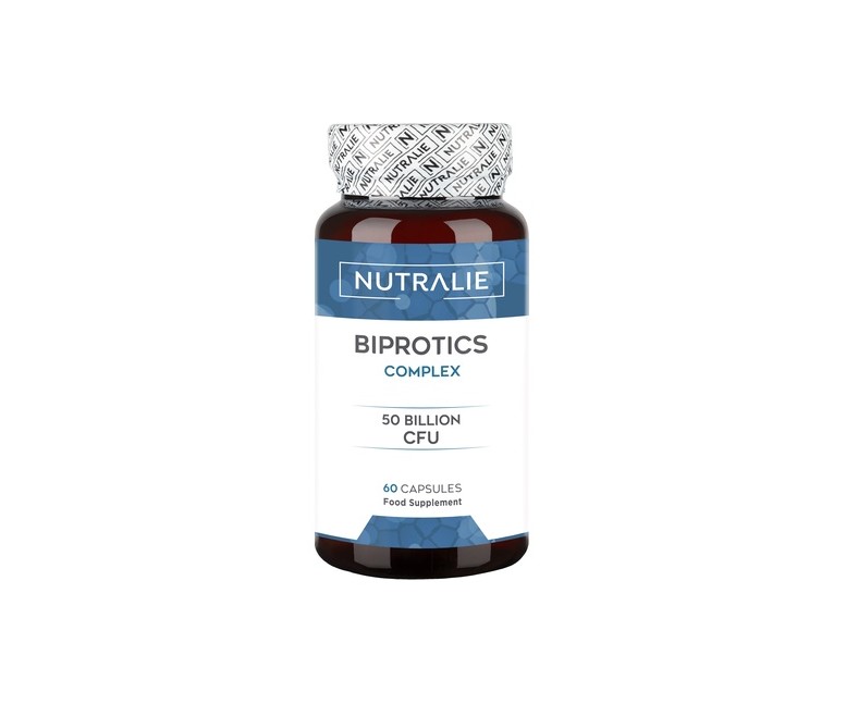 Probióticos intestinales 10 cepas Biprotics complex 60 cápsulas Nutralie