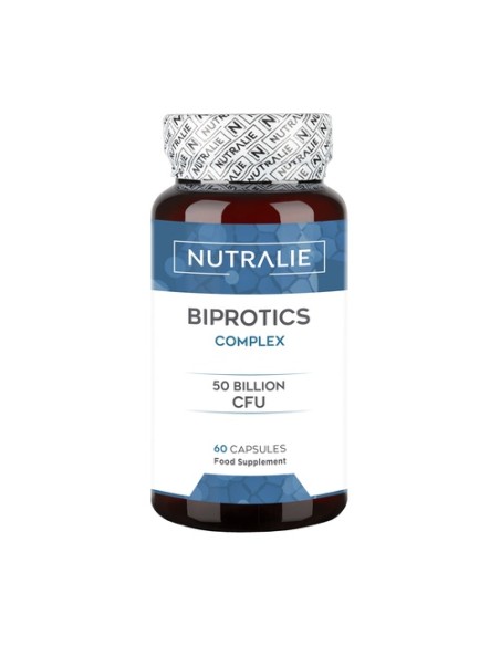 Probióticos intestinales 10 cepas Biprotics complex 60 cápsulas Nutralie