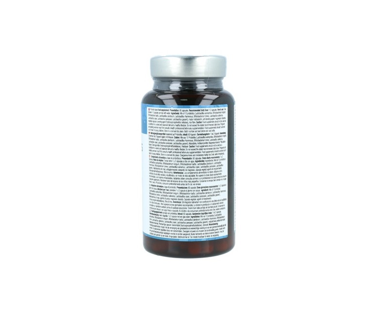 Probióticos intestinales 10 cepas Biprotics complex 60 cápsulas Nutralie