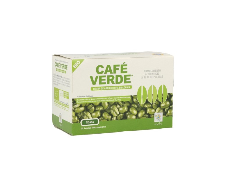 Café Verde Tisana Bio 20 sobres Noefar